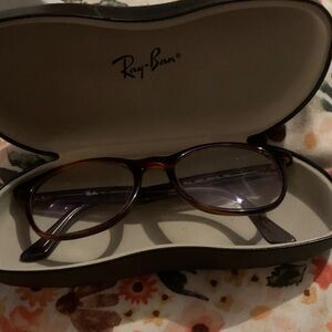 Ray-Ban Brown Frame Glasses
